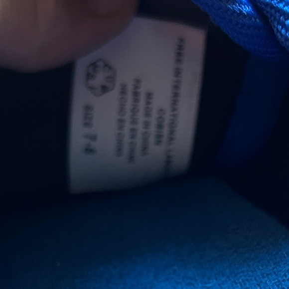 Royal Blue Dracos slides size 7-8 - Picture 4 of 6